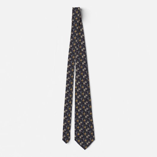 Blueberries Neck Tie Krawatte (Rückseite)