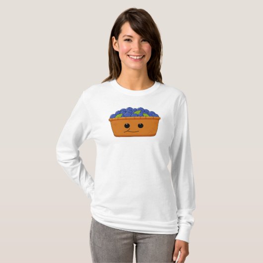 Blueberries Novelty T-Shirt (Vorne ganz)