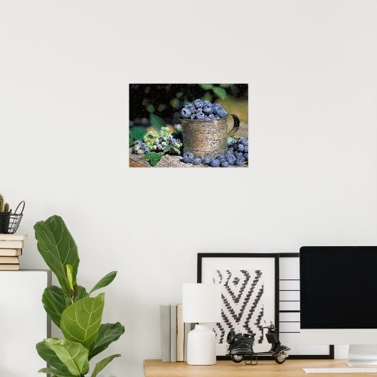 Blueberries Poster Print (Heimbüro)