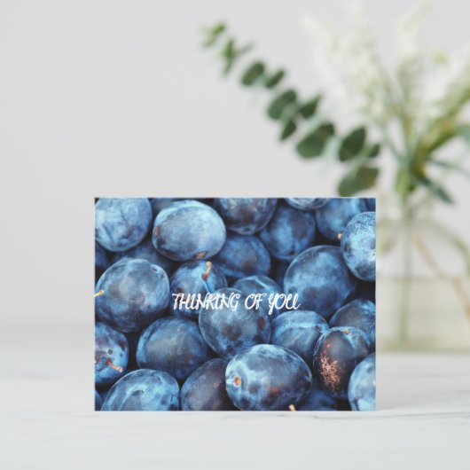 BLUEBERRIES POSTKARTE (Stehend Vorderseite)