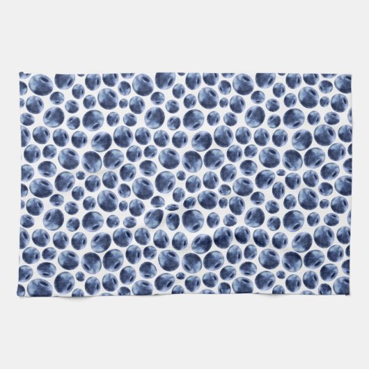 Blueberries Print Frucht Muster Geschirrtuch (Horizontal)