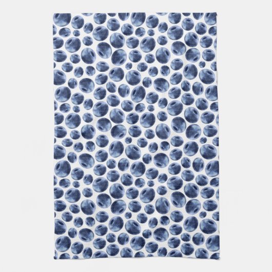 Blueberries Print Frucht Muster Geschirrtuch (Vertikal)