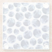 Blueberries Print Frucht Muster Glasuntersetzer (Rückseite)