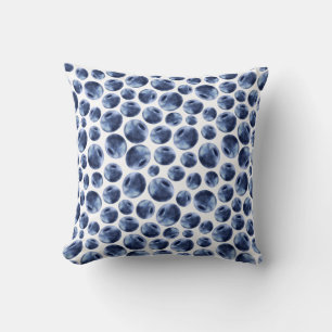 Blueberries Print Frucht Muster Kissen
