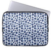 Blueberries Print Frucht Muster Laptopschutzhülle (Vorderseite)