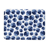 Blueberries Print Frucht Muster Magnet (Horizontal)