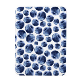 Blueberries Print Frucht Muster Magnet