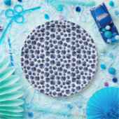 Blueberries Print Frucht Muster Pappteller (Party)