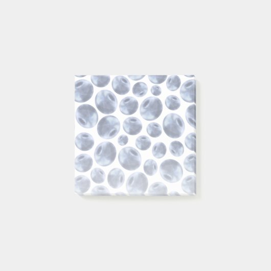 Blueberries Print Frucht Muster Post-it Klebezettel (Vorderseite)