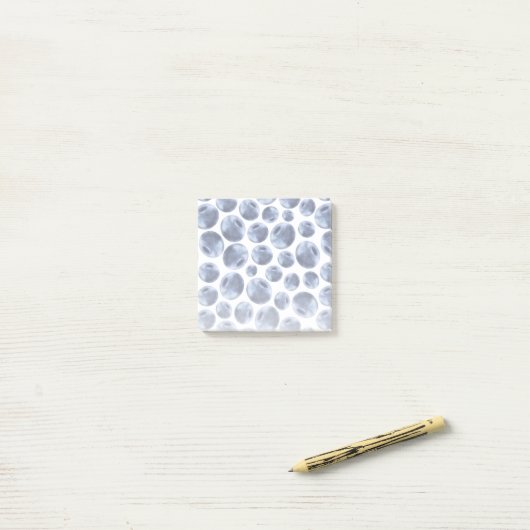 Blueberries Print Frucht Muster Post-it Klebezettel (Auf Schreibtisch)