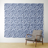 Blueberries Print Frucht Muster Wandteppich (Beispiel (Horizontal))