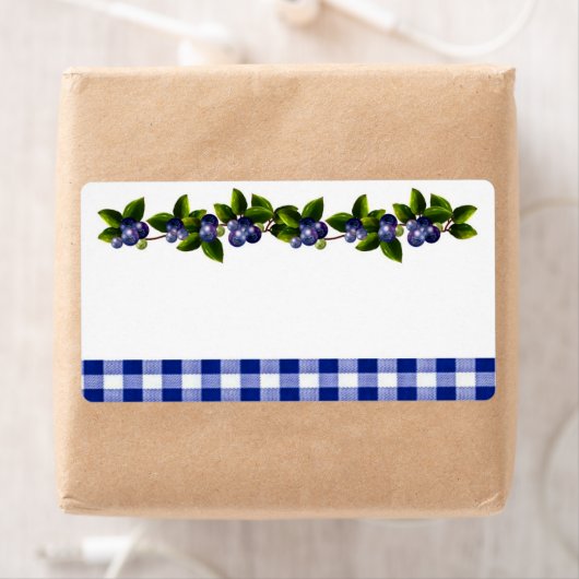 Blueberries-Produktetikett (Insitu)