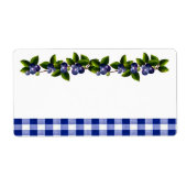 Blueberries-Produktetikett (Vorne)