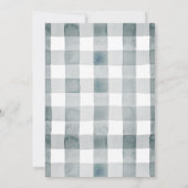 Blueberries & Raccoon Boy Berry First 1st Birthday Einladung (Rückseite)