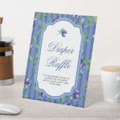 Blueberries Sweet Diaper Raffle Baby Dusche Sockelschild (In SItu)