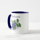 Blueberries Tasse - Wählen Sie Ihre Früchte (Vorderseite Links)