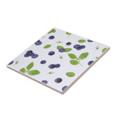 Blueberries Watercolor Blueberry Blossoms Kitchen Fliese (Seite)