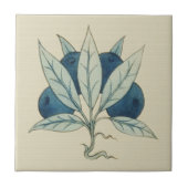 Blueberries William De Morgan Fliese (Vorderseite)
