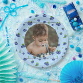 Blueberry 1. Geburtstag Berry Erstes Foto Pappteller (Party)