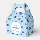 Blueberry 1. Geburtstag Berry First Geschenkschachtel (Rückseite)