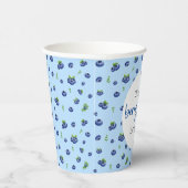 Blueberry 1. Geburtstag Berry First Pappbecher (Rechts)