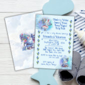 Blueberry and Gnomes Baby Shower Einladung
