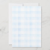 Blueberry Baby Brunch Babydusche Einladung (Rückseite)