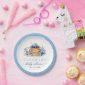 Blueberry Baby Brunch Babydusche Pappteller (Party)