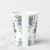 Blueberry Baby Brunch Boy Baby Shower Pappbecher (Rechts)