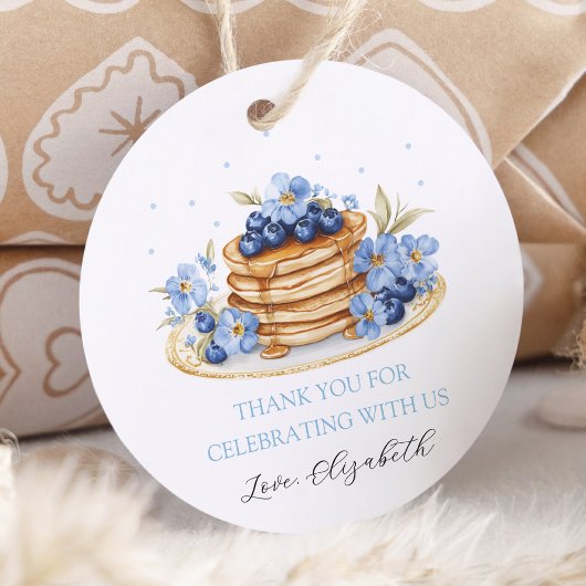 Blueberry Baby Brunch Vielen Dank Geschenkanhänger