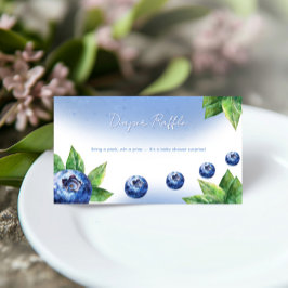 Blueberry Baby Duschdusche Windelwanne Umschließka Visitenkarte