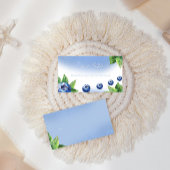 Blueberry Baby Duschdusche Windelwanne Umschließka Visitenkarte