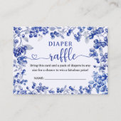 Blueberry Baby Duwer Blue Diaper Umschließung Begleitkarte (Vorderseite)