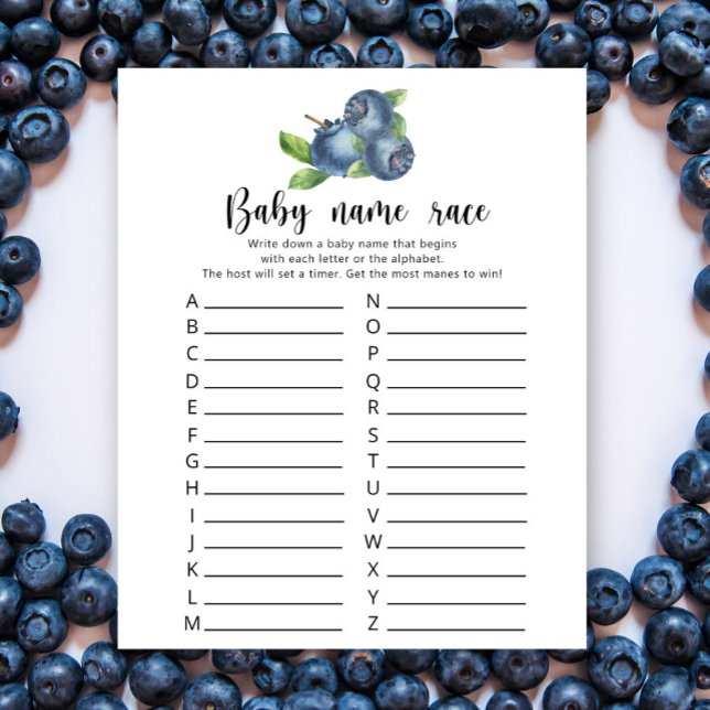 Blueberry - Baby name race game (Von Creator hochgeladen)