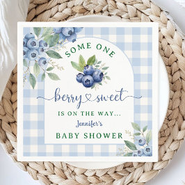 BlueBerry Baby Shower Berry Sweet Paper Napkin Serviette