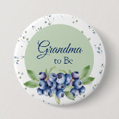 Blueberry Baby Shower Buttons (Vorderseite)