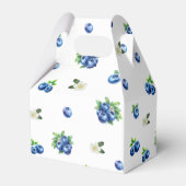 Blueberry Baby Shower Thank You Geschenkschachtel (Rückseite)
