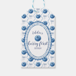 Blueberry Baby's Berry First 1st Birthday Party Geschenkanhänger