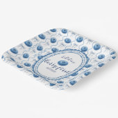 Blueberry Baby's Berry First 1st Birthday Party Pappteller (Gewinkelt)