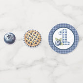 Blueberry Berry First Birthday Konfetti (Vorderseiten)