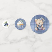 Blueberry Berry First Birthday Konfetti (Rückseiten)