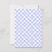 Blueberry Berry Sweet Baby Boy Baby Dusche Dankeskarte (Rückseite)