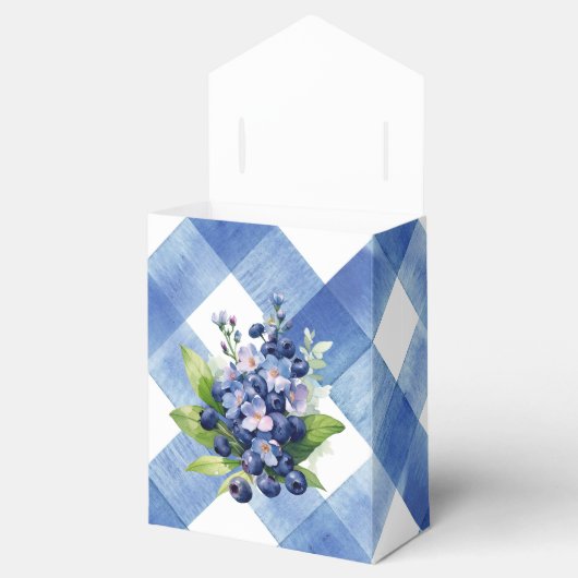 Blueberry Berry Sweet Baby Dusche Geschenkschachtel (Geöffnet)