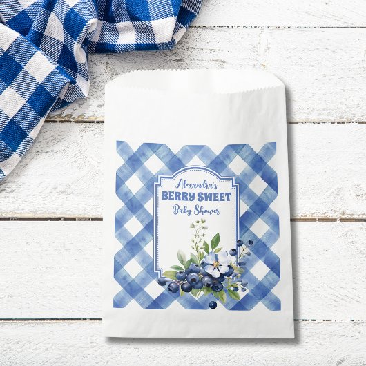 Blueberry Berry Sweet Baby Dusche Geschenktütchen