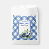 Blueberry Berry Sweet Baby Dusche Geschenktütchen (Vorderseite)