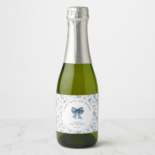 Blueberry Berry Sweet Baby Dusche Schaumweinetikett