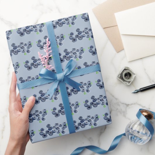 Blueberry Berry Sweet Birthday Party Fruchtsommer Geschenkpapier (Schenken)
