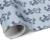 Blueberry Berry Sweet Birthday Party Fruchtsommer Geschenkpapier (Rolleneckpunkt)
