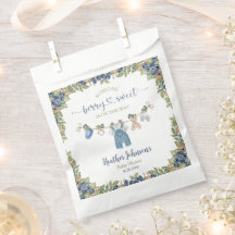 Blueberry Berry Sweet Clothesline Baby Dusche