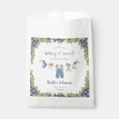 Blueberry Berry Sweet Clothesline Baby Dusche Geschenktütchen (Vorderseite)